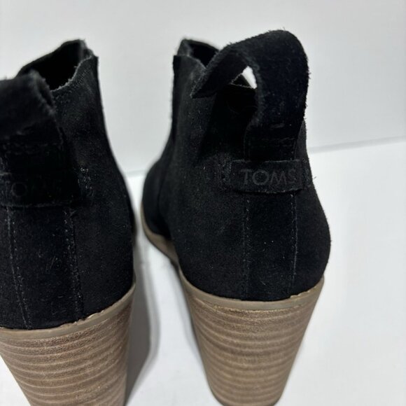 Toms Women’s Marta Wedge Booties Black, Size 8.5 M - Picture 5 of 6